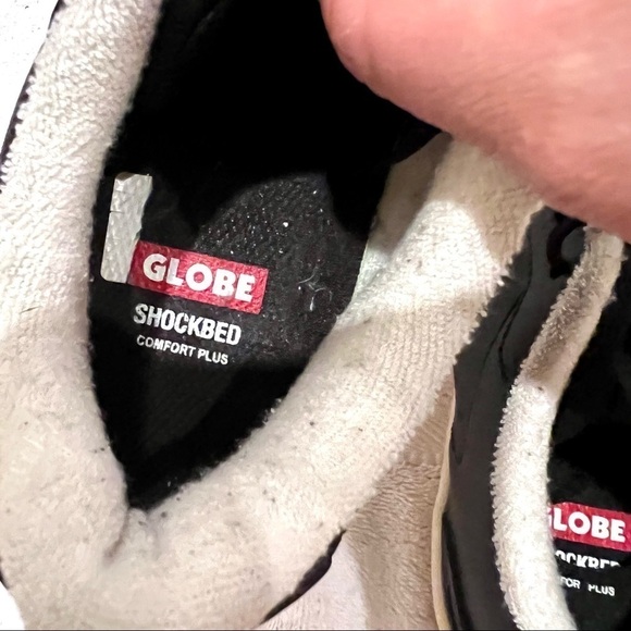 GLOBE Men's Sygma Black Skate Shoe sneakers size 7 - Picture 9 of 9